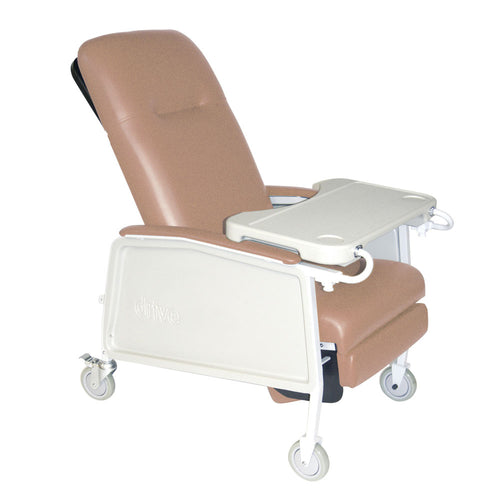 Drive Medical D574EW-R 3 Position Heavy Duty Bariatric Geri Chair Recliner, Rosewood